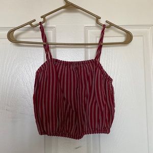 red crop top